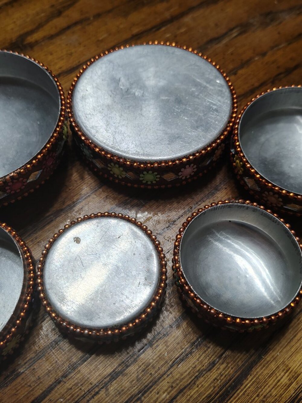 Set of three decorative tin set - Picture 6 of 6